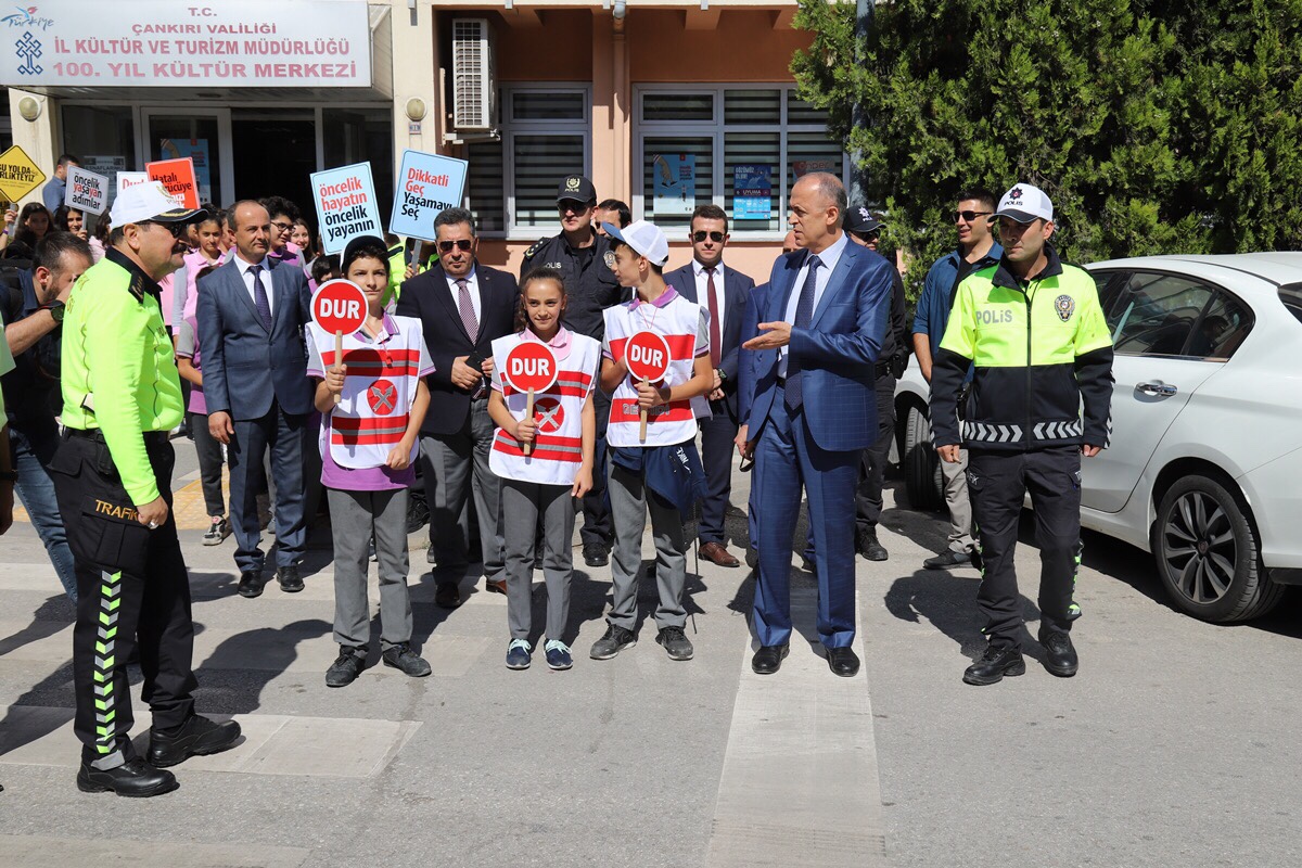 Çankırı’da Yaya Geçidi Nöbeti