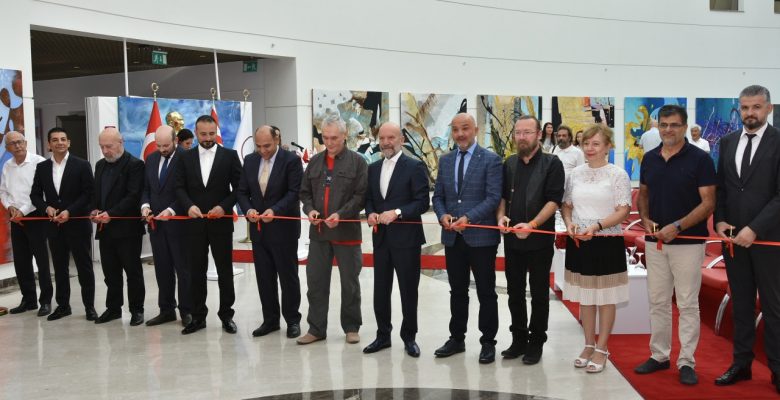 Kazakistanlı dört ressamın sergisi açıldı