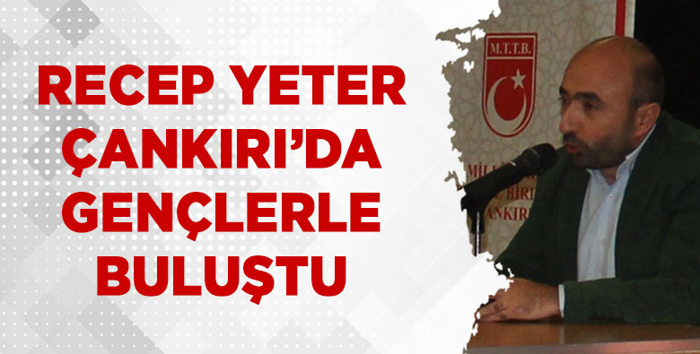 Gazeteci Recep Yeter Gençlerle Buluştu