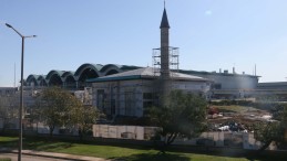 Sabiha Gökçen Havalimanı Camii inşaatında sona doğru
