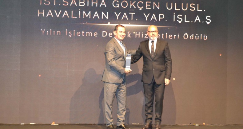 Sabiha Gökçen Havalimanı’na ‘Yılın İşletme Destek Hizmetleri Ödülü’