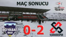 Boyabat 1868 Spor:0-1074 Çankırı Spor:2