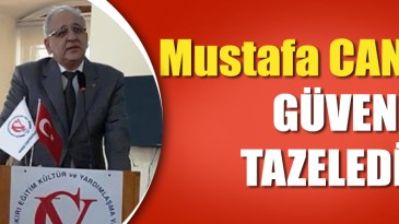 Vakıf Başkanı Mustafa CAN güven tazeledi