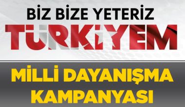 Cumhurbaşkanı Erdoğan: ‘Biz Bize Yeteriz Türkiyem’ kampanyasını başlatıyoruz
