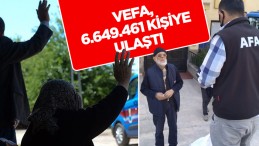 Vefa Sosyal Destek Grupları 6.649.461 Haneye Ulaştı