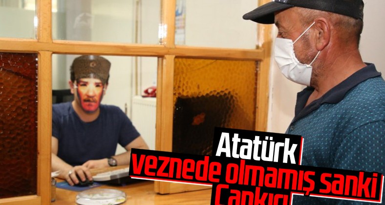 Atatürk’ü veznedar yaptılar