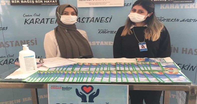 Özel Karatekin Hastanesi: 1 Bağış 8 Hayat Demek