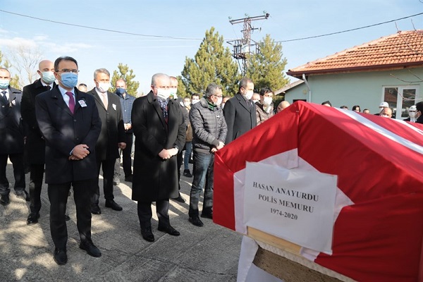 TBMM Başkanı Şentop’un Koruma Polisi Çerkeş’te Toprağa Verildi