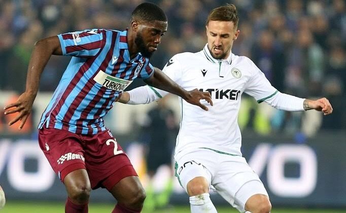 Trabzonspor Konyaspor 2-2 berabere