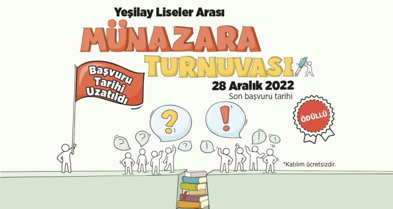 Yeşilay Liseler Arası Münazara Turnuvasına Başvurular Devam Ediyor