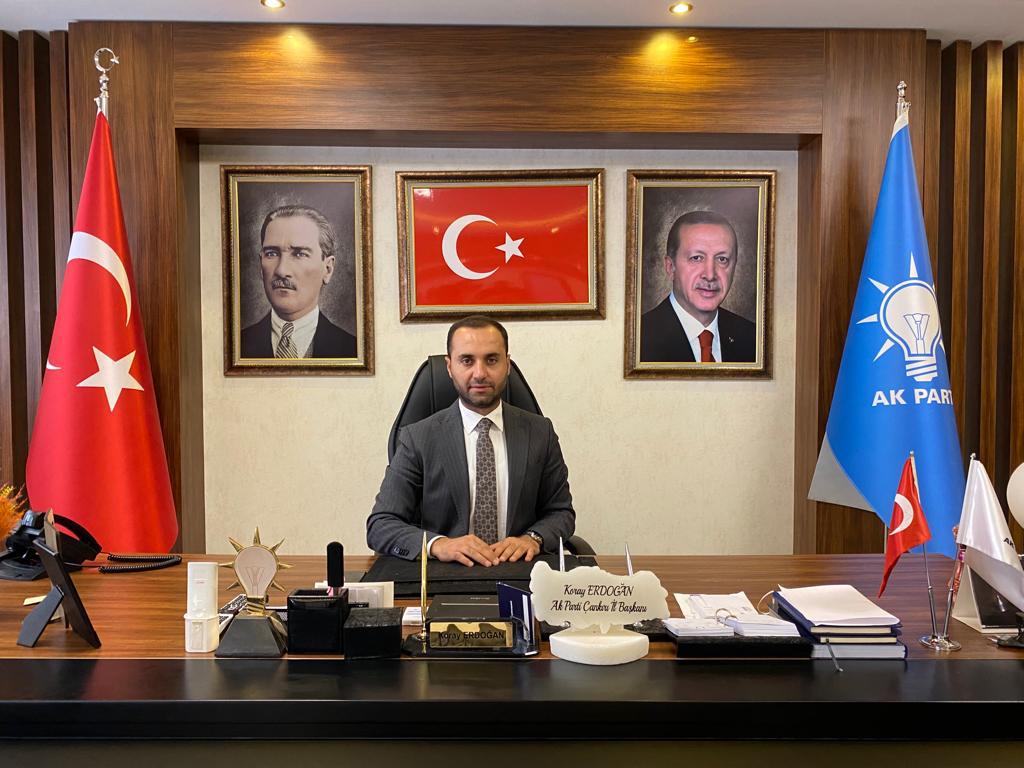 AK Parti İl Başkanı Koray Erdoğan Cumhuriyet Bayramı Mesajı Yayınladı