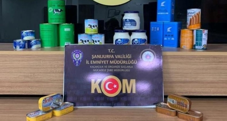 Piyasa değeri 1 milyon lira olan kaçak gıda ele geçirildi