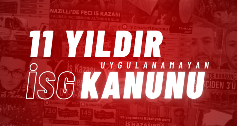 11 yıldır uygulanamayan İSG Kanunu yine ertelendi