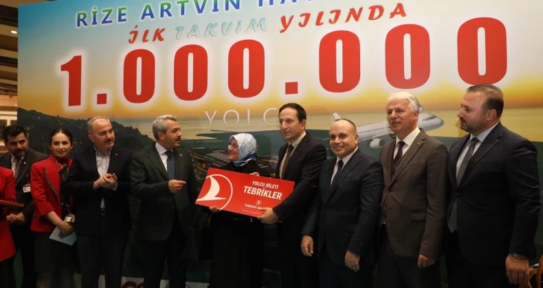 Rize-Artvin Havalimanında yolcu sayısı 1 milyonu geçti