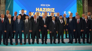 AK Parti Rize’de Yerel Seçim Adaylarını Tanıttı