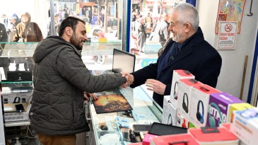 Isparta’da Başkan Şükrü Başdeğirmen esnafla buluştu