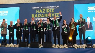 AK Parti Giresun Belediye Başkan Adaylarını Tanıttı