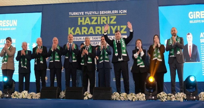 AK Parti Giresun Belediye Başkan Adaylarını Tanıttı