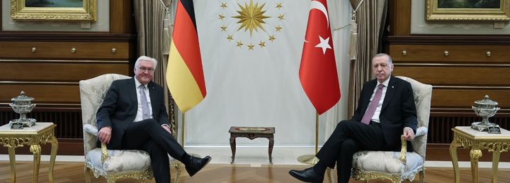 Erdoğan ile Almanya Cumhurbaşkanı Steinmeier Ankara’da buluştu