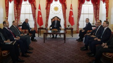 Erdoğan, Mısır Dışişleri Bakanı Şukri’yi kabul etti