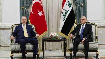 Erdoğan, Irak Cumhurbaşkanı Abdullatif Reşid ile bir araya geldi