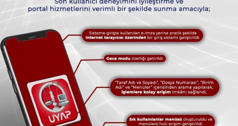 UYAP Avukat Portal Sistemi Yenilendi