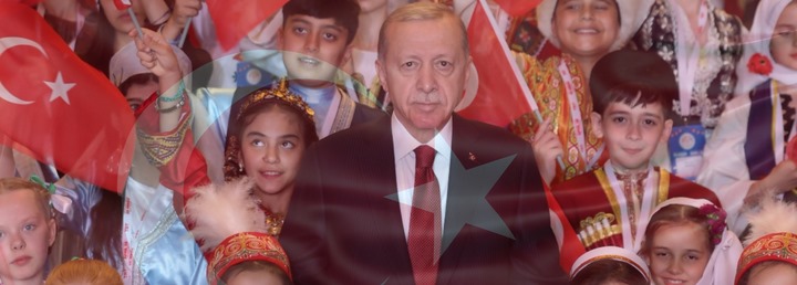 Erdoğan Beştepe’de “Türk Dünyası Çocuklarını” ağırladı