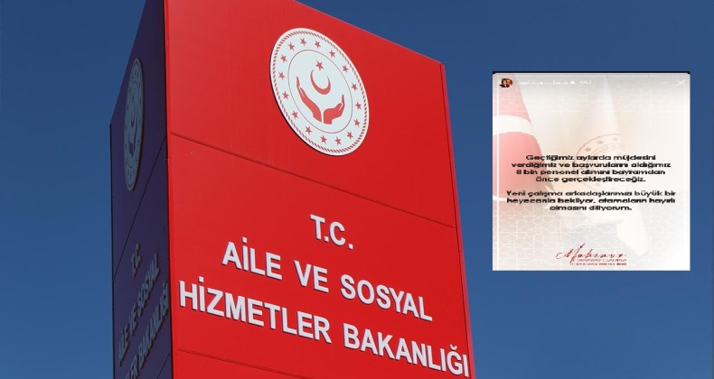 Bakanlığa 8 bin sözleşmeli personel alımı başlıyor