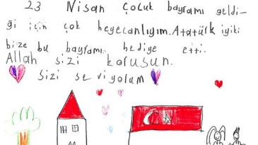 MİT, çocukların 23 Nisan mektuplarını yayınladı; ” Merhaba ajan amcalarım”