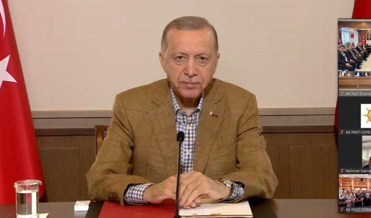 ERDOĞAN, AK Parti Çankırı İl Başkanlığı bayramlaşma programına canlı bağlantıyla katıldı