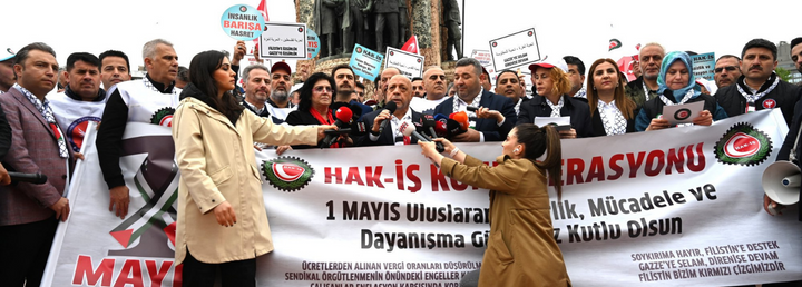 HAK-İŞ Taksim anıtına çelenk bıraktı – Birlik Haber Ajansı- Türkiye’nin Haber Ağı