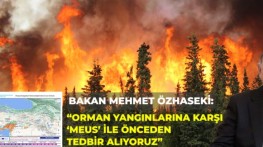 Orman Yangınları Erken Uyarı Sistemi devrede