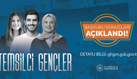 2024 Yılı Temsilci Genç başvuru sonuçları açıklandı