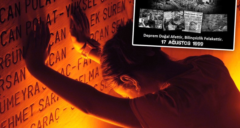 17 Ağustos 1999 Marmara depreminde hayatını kaybedenler anıldı