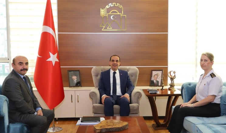 Yeni Atanan Emniyet Müdürü ve Jandarma Komutanı, Vali Taşolar’ı Ziyaret Etti
