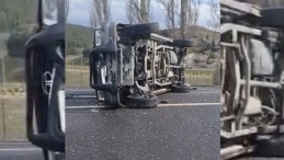 Sarıkamış’ta bir araç takla attı: 2 yaralı – Birlik Haber Ajansı