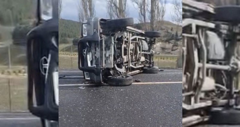 Sarıkamış’ta bir araç takla attı: 2 yaralı – Birlik Haber Ajansı