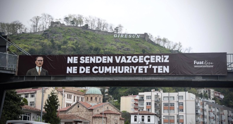 Cumhuriyet ve Atatürk şehri Giresun pankartlarla doldu – Birlik Haber Ajansı