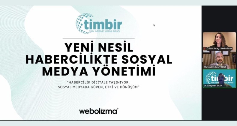TİMBİR’den gazetecilere dijital habercilik eğitimi: “Sosyal medyaya güven, etki ve dönüşüm” – Birlik Haber Ajansı