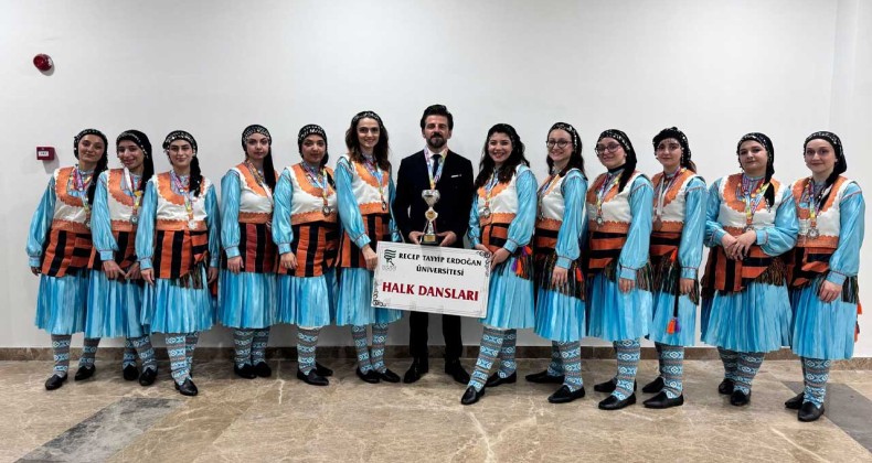 Recep Tayyip Erdoğan Üniversitesi, halk danslarında Türkiye ikincisi oldu – Birlik Haber Ajansı