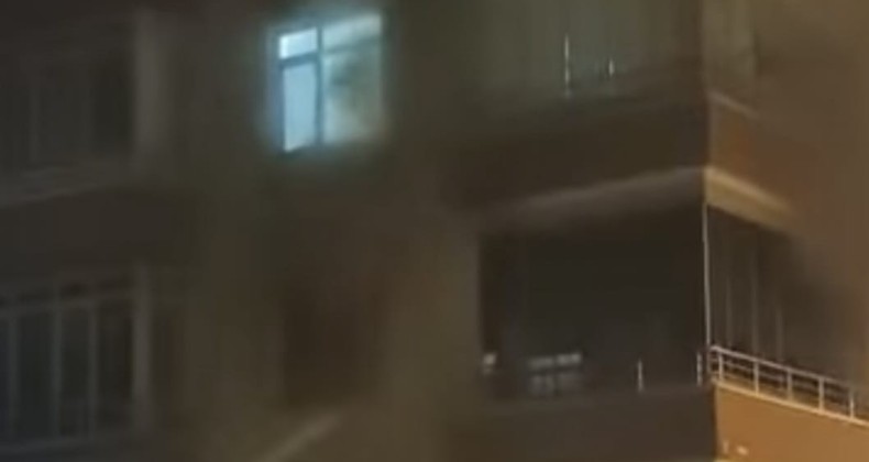 Beypazarı'nda apartman yangını