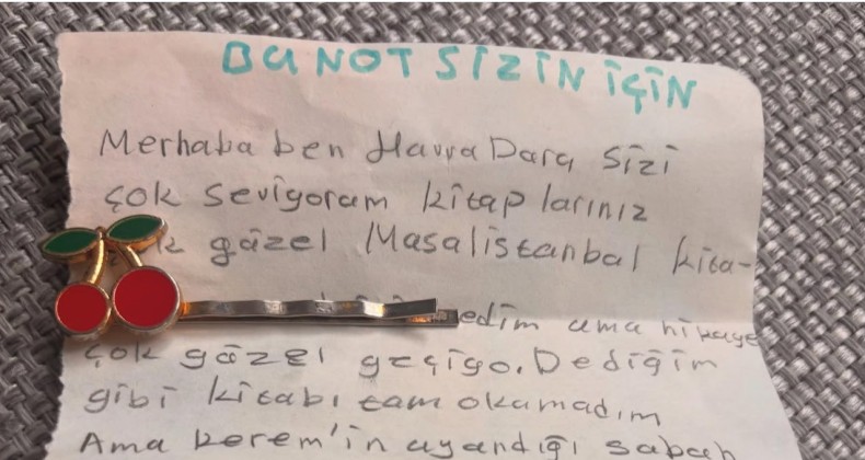 Çankırı Kitap Günleri’nden Sonra Yürek Isıtan Bir Not: Figen Yaman Coşar’a Havva’dan “Kirazlı” Selam