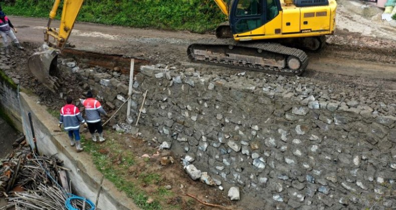 Çamaş’ta güvenli yol inşası sürüyor – Birlik Haber Ajansı