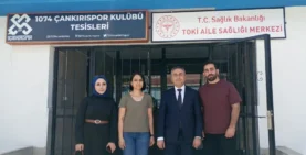 İl Sağlık Müdürü Dr. Öğr. Üyesi Yunus Emre Bulut’tan Aile Sağlığı Merkezine Ziyaret