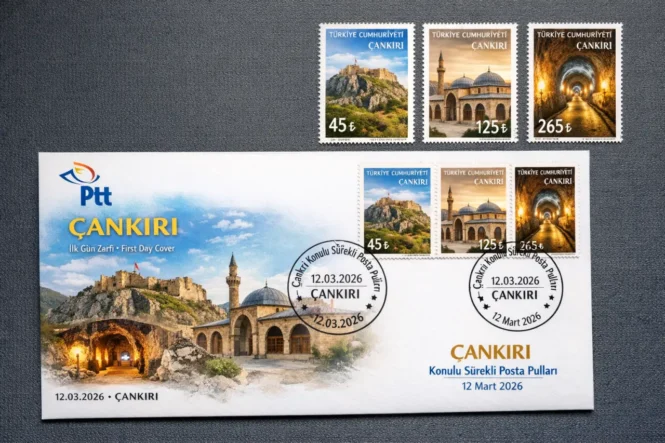 Filateli Meraklılarına Müjde! Çankırı’ya Özel Pul Serisi